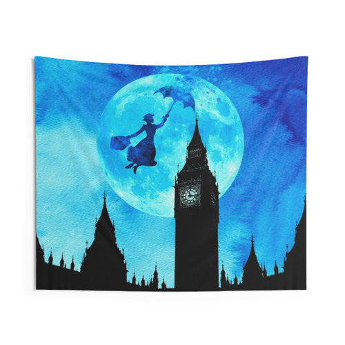 Mary Poppins Magical Watercolor Tapestry