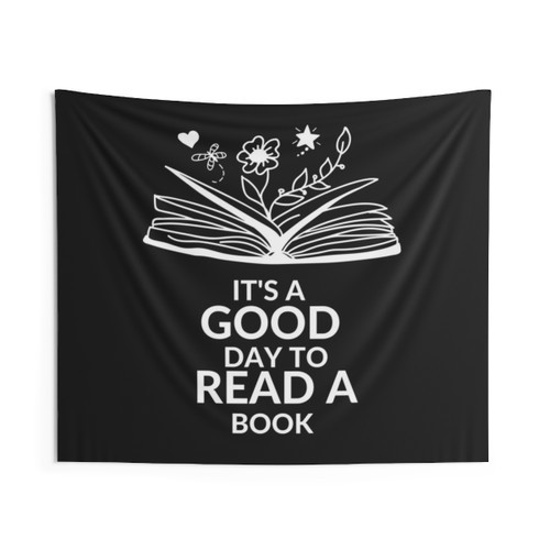 It's A Good Day To Read A Book Tapestry