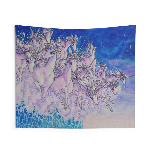 Unicorn Tapestry - The Last Unicorn Fantasy Wall Hanging