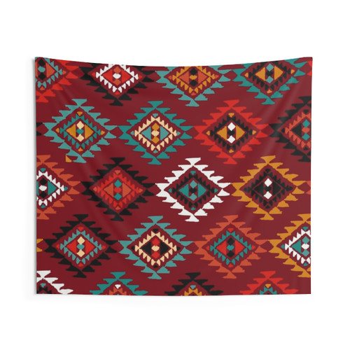 Navajo Pattern Tapestry Wall Hanging
