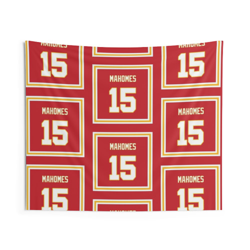 Kansas City Chiefs Tapestry Featuring Patrick Mahomes