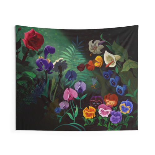 Alice in Wonderland Themed Tapestry