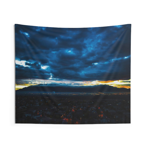 Albuquerque Sunrise Landscape Tapestry