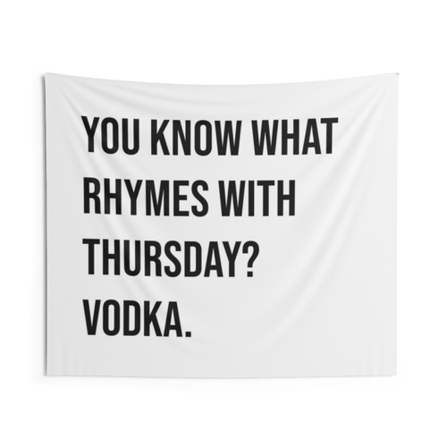 VODKA Party Tapestry for College Students