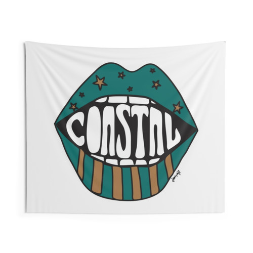 Coastal Carolina Chants Funky Lips Tapestry