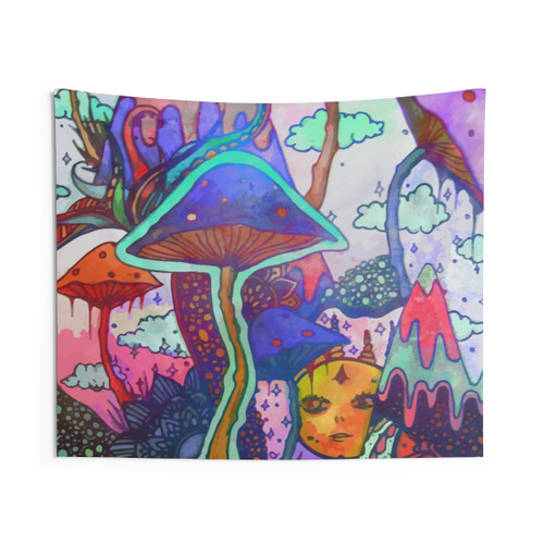 Surreal World of Dreams Tapestry