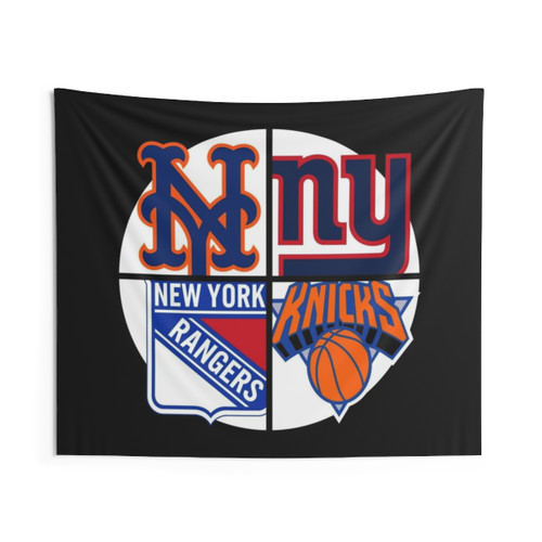 New York Sports Tapestry - Custom New York City Sports Fan Decor