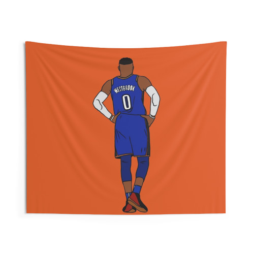 Russell Westbrook Back-to Sports Tapestry