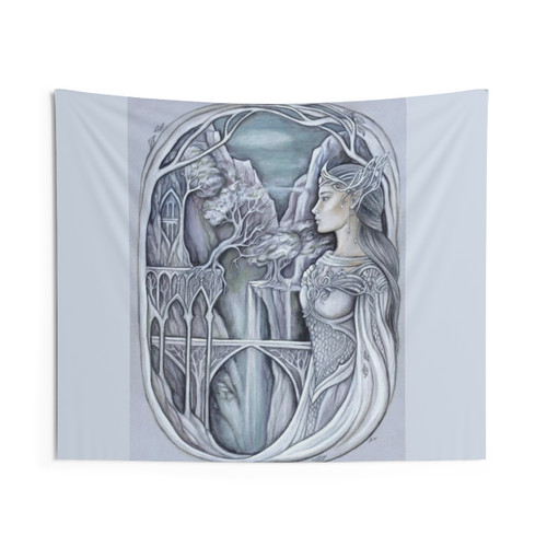 Elven Lady Fantasy Tapestry