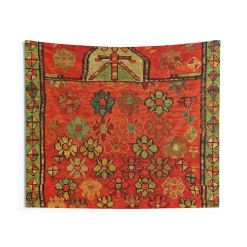 Antique Caucasian Rug Tapestry