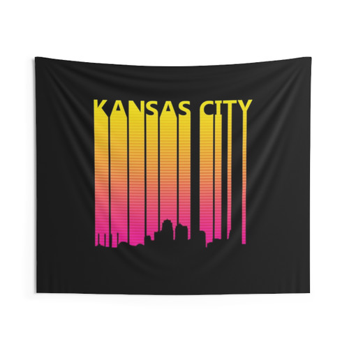 1980s Retro Kansas City Chiefs Tapestry