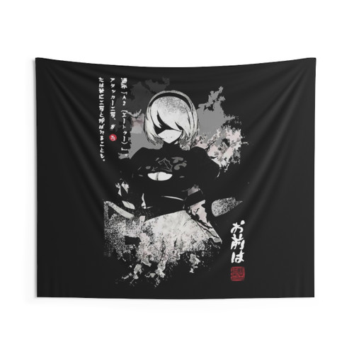 NieR:Automata 2B Japan Ink Tapestry