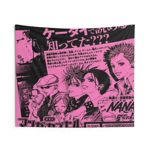 NANA Anime Inspired Tapestry Wall Hanging