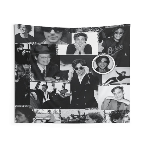 Matthew Gray Gubler Collage Tapestry