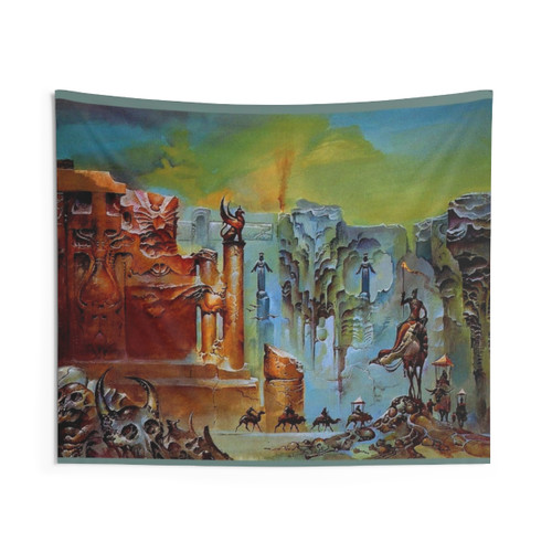 Retro Sci-Fi Tapestry - The Claw of the Conciliator