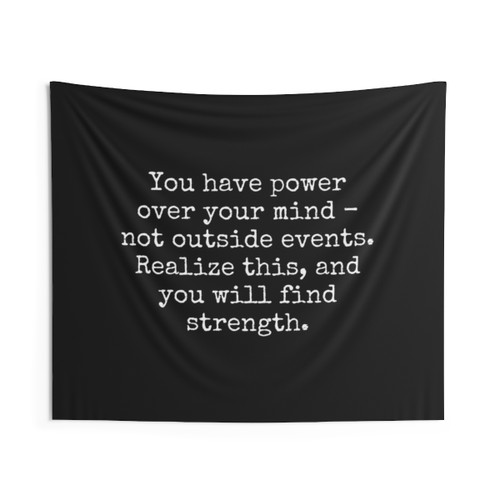 Marcus Aurelius Quote Wall Tapestry