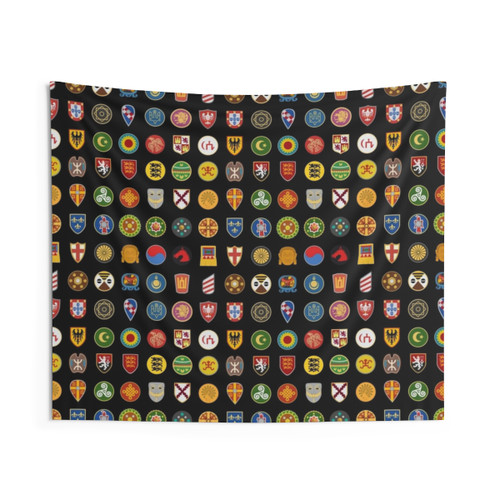 Age of Empires Civilizations Emblems Tapestry