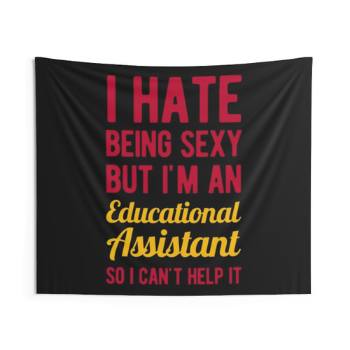 Funny Educational Assistant Tapestry Wall Hanging