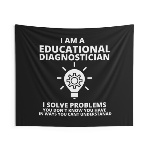 Educational Diagnostician Tapestry Wall Hanging