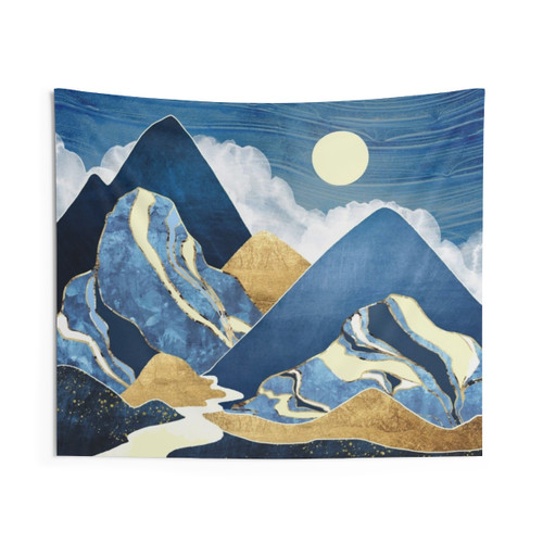 Moon River Abstract Tapestry