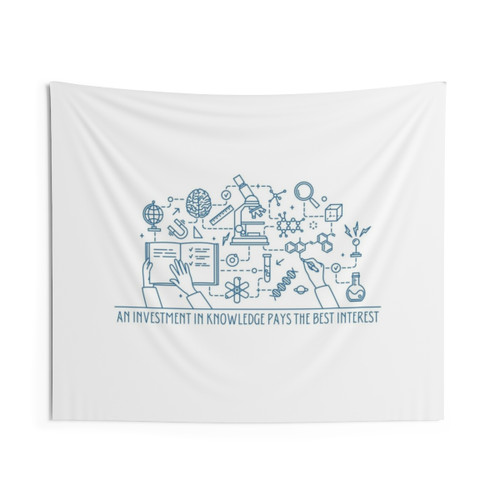 Educational Quotes Tapestry - Inspirational Classroom Decor