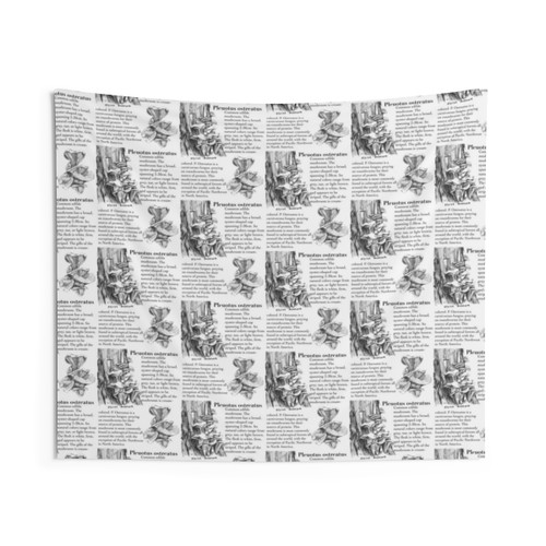 Oyster Mushroom Tapestry Wall Art