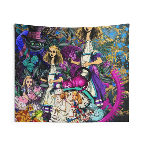 Alice in Vintage Wonderland Tapestry