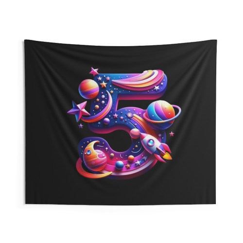 Educational Space Numbers Tapestry