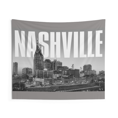 Nashville Cityscape Tapestry Wall Hanging