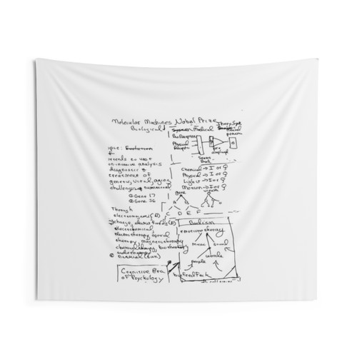 Genetics Educational Tapestry featuring Gene 17 and Molecular Machines