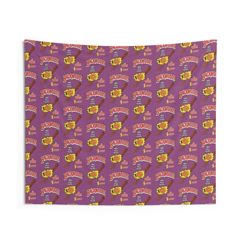 Backwoods Honey Berry Cigar Leaves Tapestry