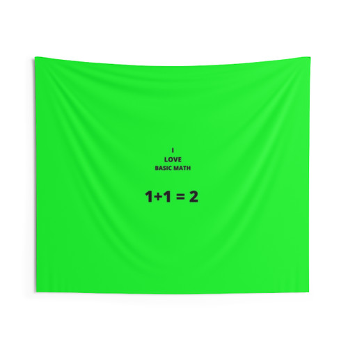 One Plus One Educational Math Tapestry