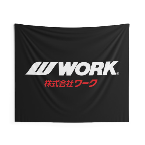 Work Wheels Japan Drift Tapestry