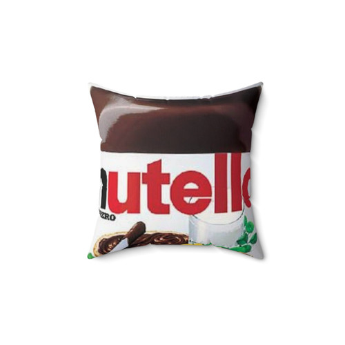 Nutella Themed Decorative Pillow with Vintage Patterns