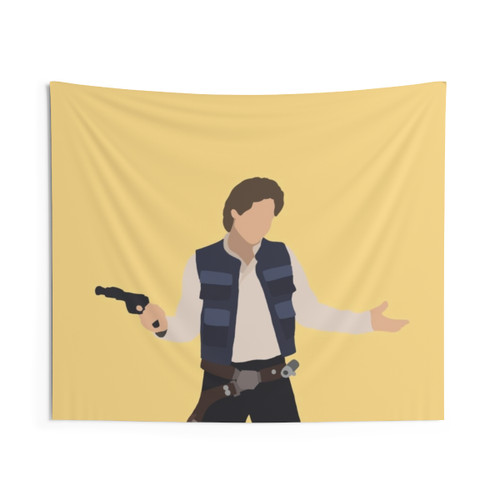 Han Solo Shrug Tapestry from Star Wars A New Hope