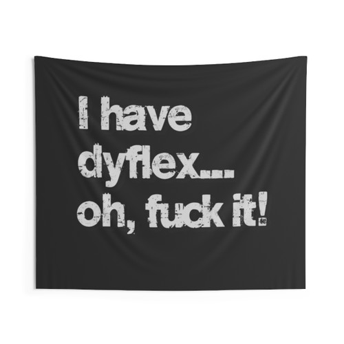 Dyslexia Awareness Humor Tapestry