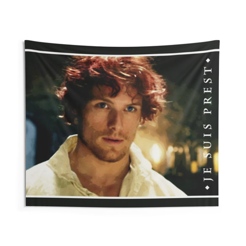 Outlander Inspired Je Suis Prest Tapestry