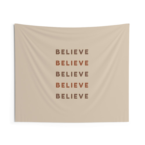 Believe Tapestry - Motivational Wall Art for Home or Office