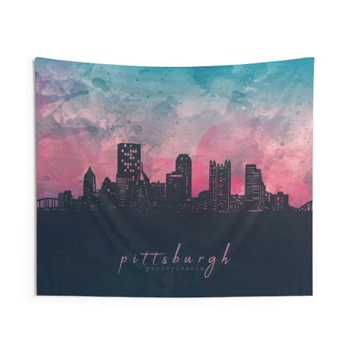 Pittsburgh Skyline Tapestry