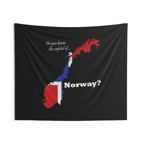 Norway Capital Trivia Tapestry Wall Hanging