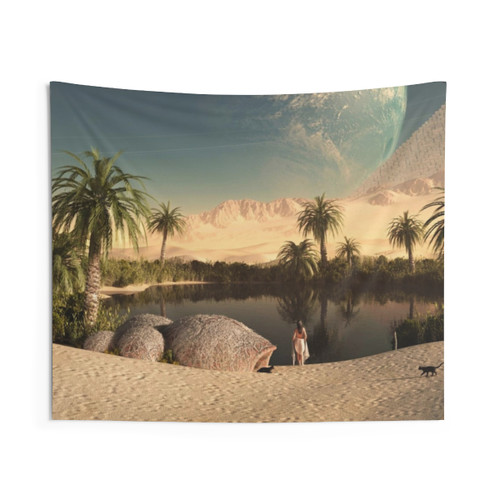 Egyptian Landscape Tapestry Wall Art