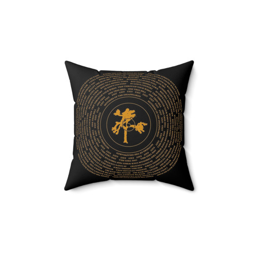 Joshua Tree Vinyl Throw Pillow