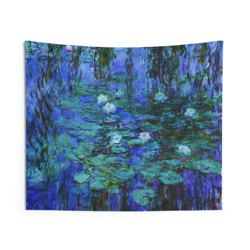 Monet Water Lilies Tapestry Wall Art
