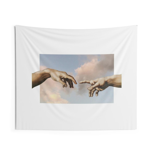 Michelangelo's The Creation of Adam Tapestry