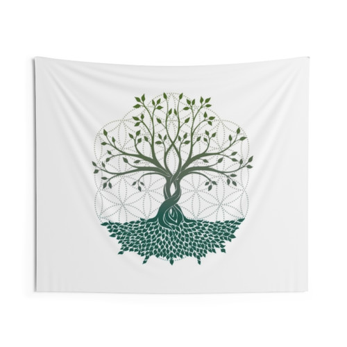 Tree of Life Tapestry - Vibrant Yggdrasil Wall Hanging