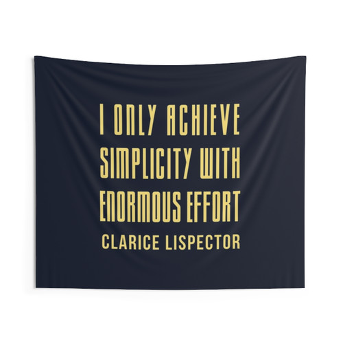 Clarice Lispector Quote Tapestry