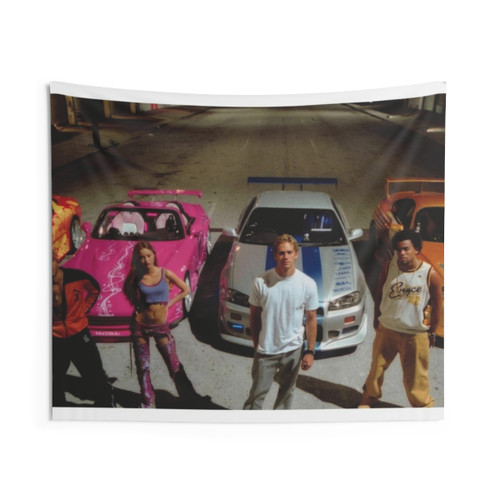 2 Fast 2 Furious Inspired Tapestry