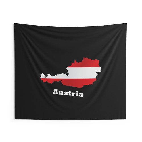 Educational world map tapestry with country flags