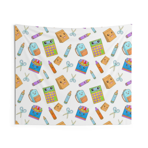 Educational Pattern Tapestry with Math, Science, and STEM Designs