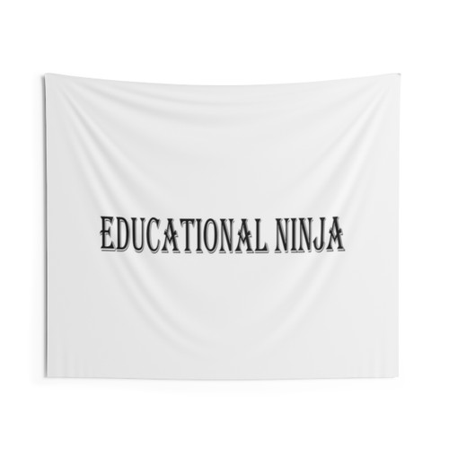 Educational Ninja Warrior Tapestry